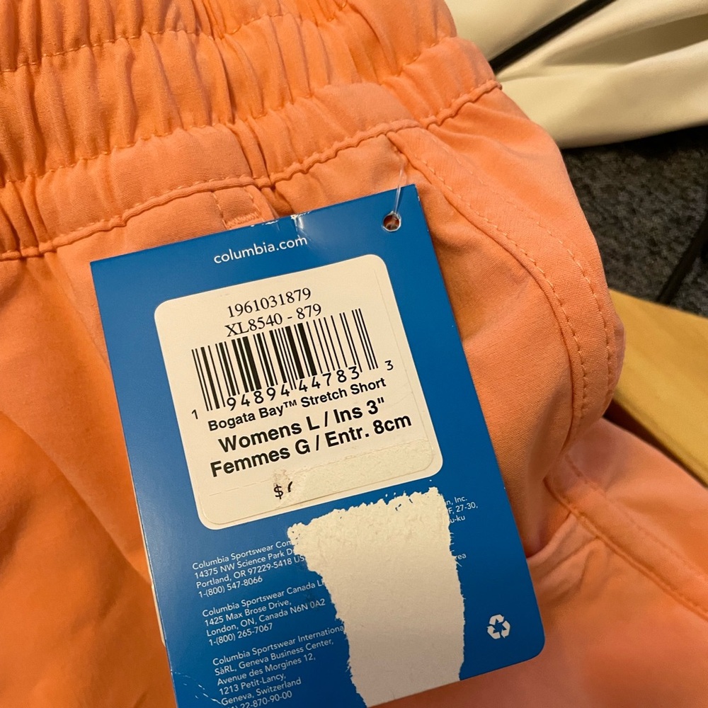 NWT Columbia Bogata Bay Stretch Short 3” Inseam exercise shorts - Picture 9 of 10